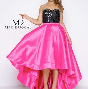 Hit Pink/Cherry Prom gown